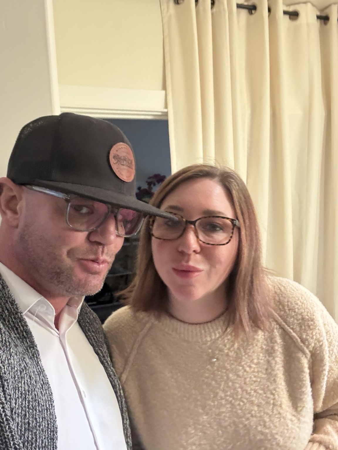 Couple dressed up together